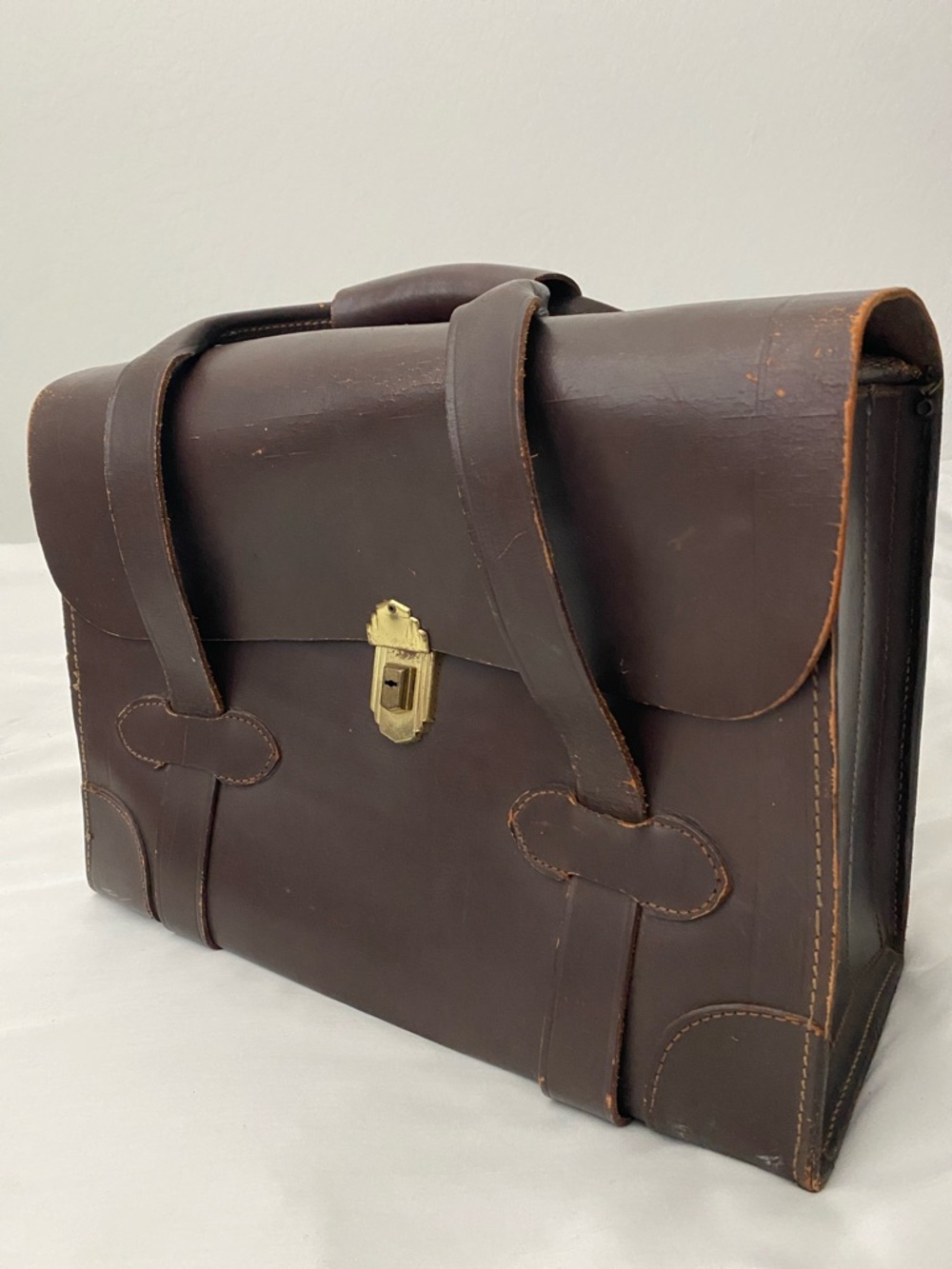 Vintage US Government Pilot Briefcase Leather Type VIII - Picture 4 of 15
